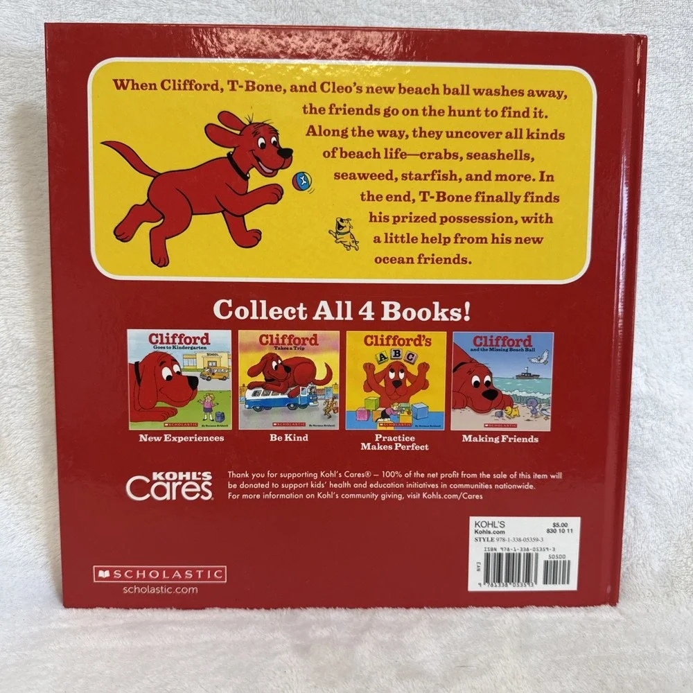 Clifford and the Missing Beach Ball Scholastic Childrens Book‎ by Sonali Fry